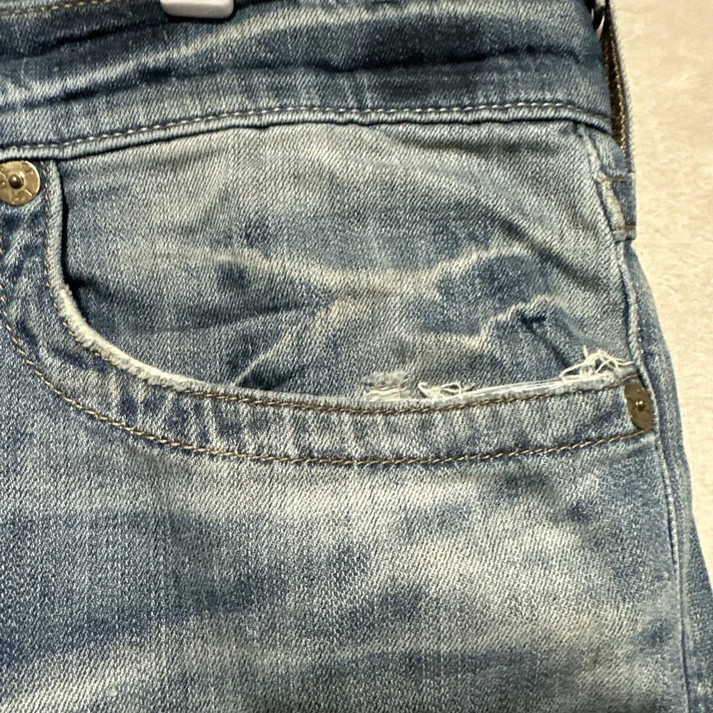 True Religion‎ Ricky Men's 40 Relaxed Straight Mid Rise Flap Back Pockets Logo